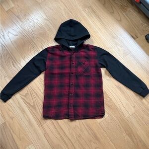 Dex Boy’s Long Sleeves Shirt Mixed with Hood, Cotton Sz Small (8-10) gently worn